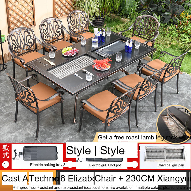 MOJIA Theron Multi-Functional Electric BBQ Table for Stylish Outdoors from MOJIA