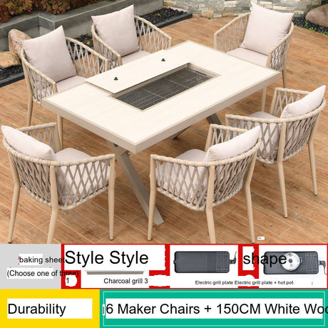 MOJIA Callista Aluminum Outdoor Lounge Chair for Modern Villas from MOJIA