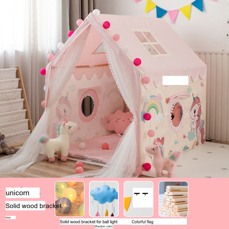 LITTLE DOVE Santiago Enchanted Indoor Castle Tent Playhouse from LITTLE DOVE