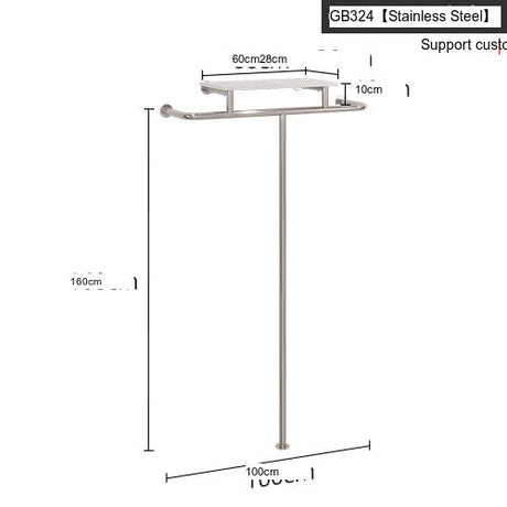 SM Hazel Wall-Mounted Side Hanging Display Shelf from SM
