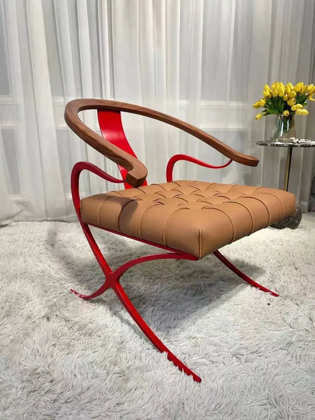 GANGETIC AGE Isadora Elegant Plush Armchair Design from GANGETIC AGE