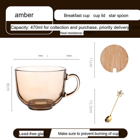 SUCO Matilda High-Temperature Transparent Glass Tea Cup from SUCO