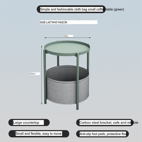 A&D Lysander Minimalist Wrought Iron Coffee Table from A&D