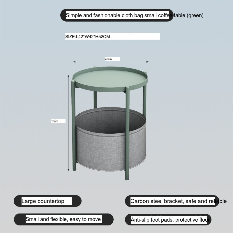 A&D Lysander Minimalist Wrought Iron Coffee Table from A&D