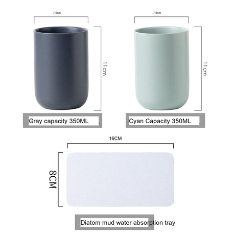 TIANRUN Azura Elegant Minimalist Ceramic Water Cup from TIANRUN