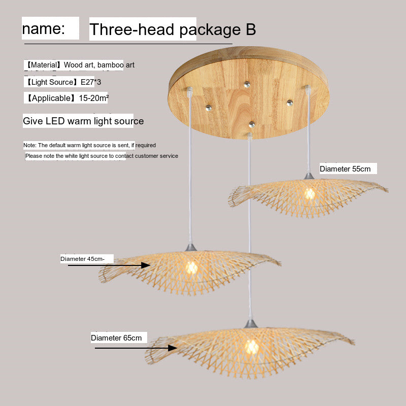 BOJI Azura Artisan Woven Ceiling Lamp from BOJI