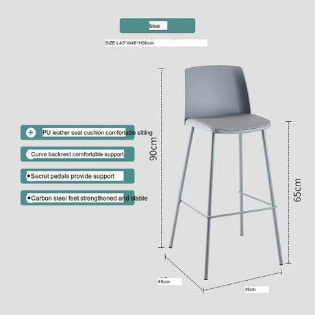 ABOUT WHITE Zhenhua Minimalist Modern Bar Stool from ABOUT WHITE