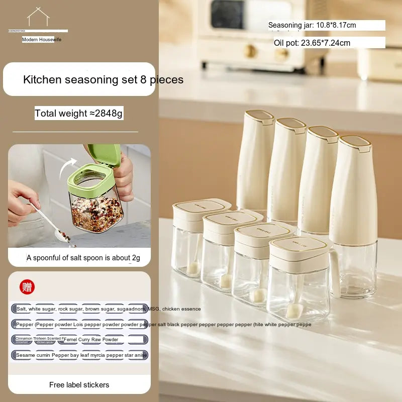 MH Valencia Sophia Elegant Kitchen Set Seasoning Pots from MH
