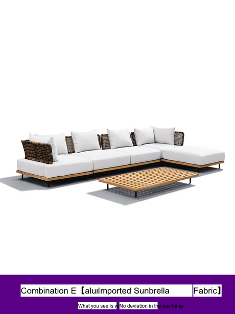 ZIYE Celestine Cozy Scandinavian Natural Sofa from ZIYE