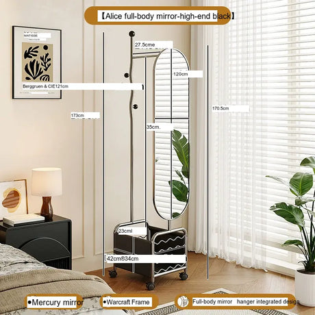 ABOUT WHITE Celestia Elegant Flexible Dressing Mirror Stand. from ABOUT WHITE
