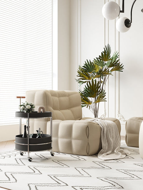 SAMMI Claire Stainless Steel Sofa Cart from SAMMI