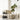 SAMMI Claire Stainless Steel Sofa Cart from SAMMI