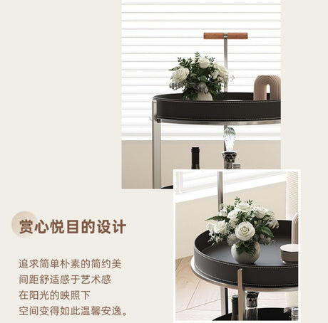 SAMMI Claire Stainless Steel Sofa Cart from SAMMI