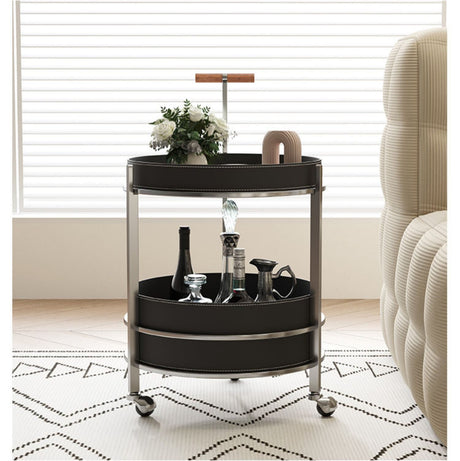 SAMMI Claire Stainless Steel Sofa Cart from SAMMI