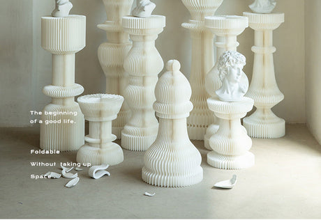 SHIBA Akihiko Elegant Display Pillar Chess Platform from SHIBA