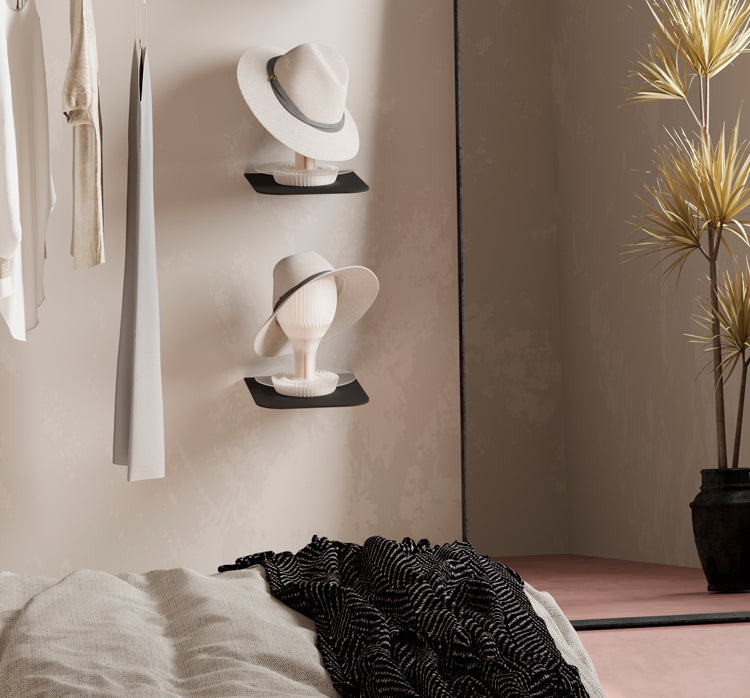 SHIBA Azura Chic Folding Hat Shelf Indoor Living Room. from SHIBA
