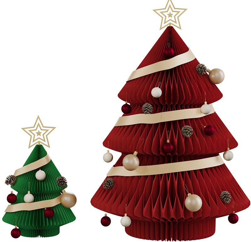 SHIBA Calderon Festive Mini Package Christmas Tree Decoration from SHIBA