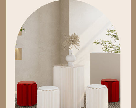 SHIBA Izumi Compact Modern Round Coffee Table Set from SHIBA