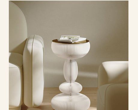 SHIBA Izumi Elegant Round Coffee Table from SHIBA