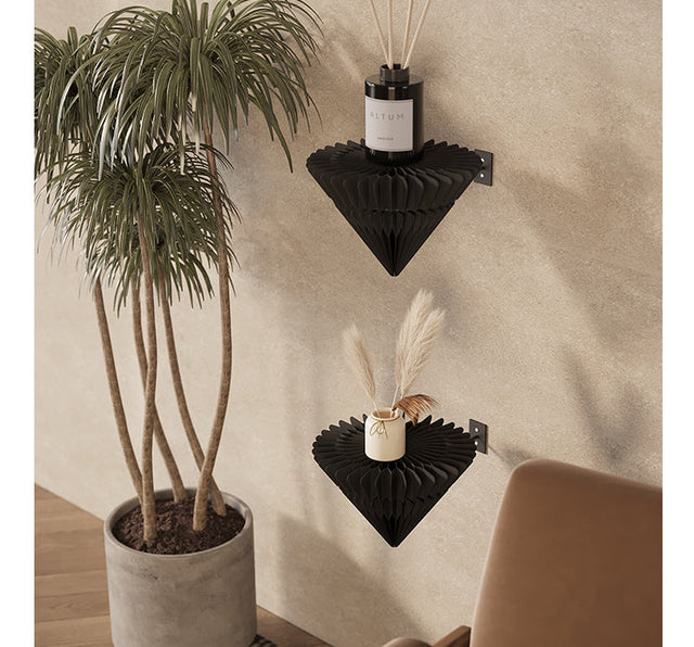 SHIBA Montpelier Elegant Wall-Mounted Shelf Panel Set from SHIBA