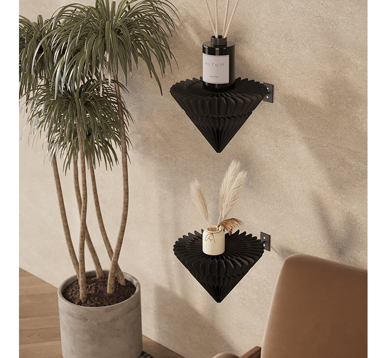 SHIBA Montpelier Elegant Wall-Mounted Shelf Panel Set from SHIBA