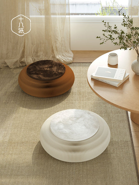 SHIBA Santiago Compact Folding Round Stool - Creative Space-Saving Design from SHIBA
