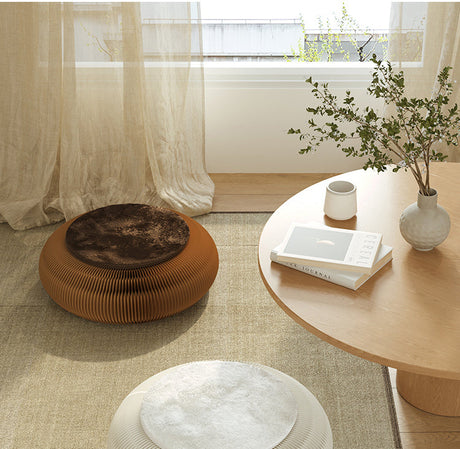 SHIBA Santiago Compact Folding Round Stool - Creative Space-Saving Design from SHIBA