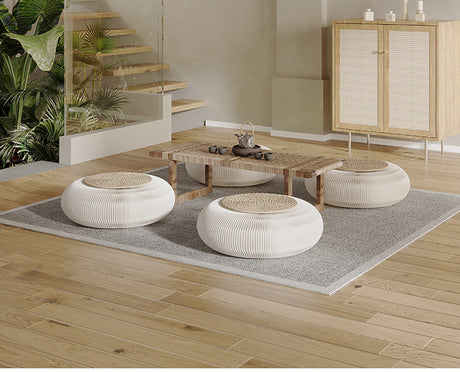 SHIBA Santiago Compact Folding Round Stool - Creative Space-Saving Design from SHIBA
