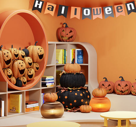 SHIBA Santiago Creative Pumpkin Lantern Halloween Decor from SHIBA