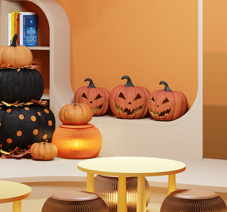 SHIBA Santiago Creative Pumpkin Lantern Halloween Decor from SHIBA