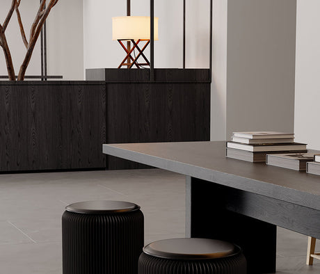 SHIBA Yoshio Creative Folding Round Stool, Double-Layer Wide Design from SHIBA