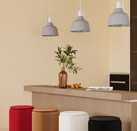 SHIBA Yoshio Creative Folding Round Stool, Double-Layer Wide Design from SHIBA