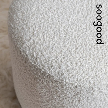 SOOGOOD Akira Cozy Fabric Short Stool from SOOGOOD