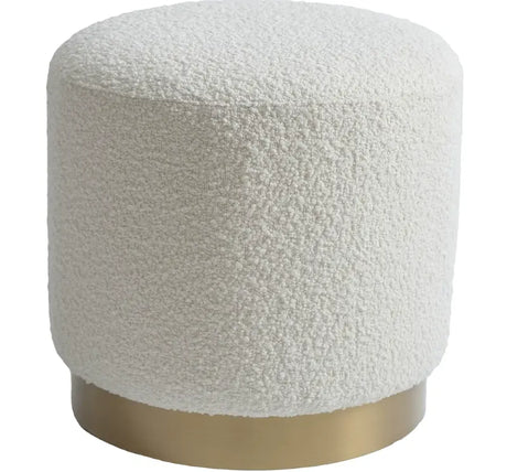 SOOGOOD Akira Cozy Fabric Short Stool from SOOGOOD