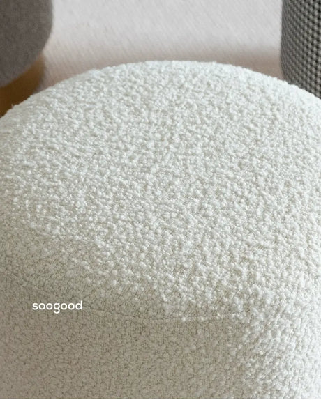 SOOGOOD Akira Cozy Fabric Short Stool from SOOGOOD