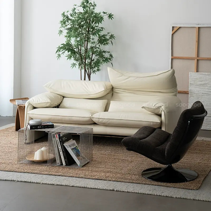 SOOGOOD Callidora Luxe Cowhide Leather Sofa from SOOGOOD