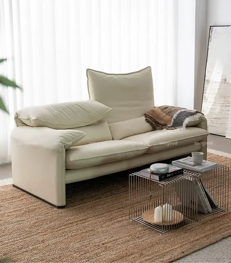 SOOGOOD Callidora Luxe Cowhide Leather Sofa from SOOGOOD