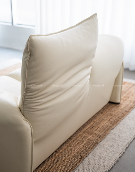 SOOGOOD Callidora Luxe Cowhide Leather Sofa from SOOGOOD
