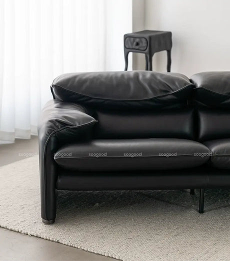 SOOGOOD Callidora Luxe Cowhide Leather Sofa from SOOGOOD