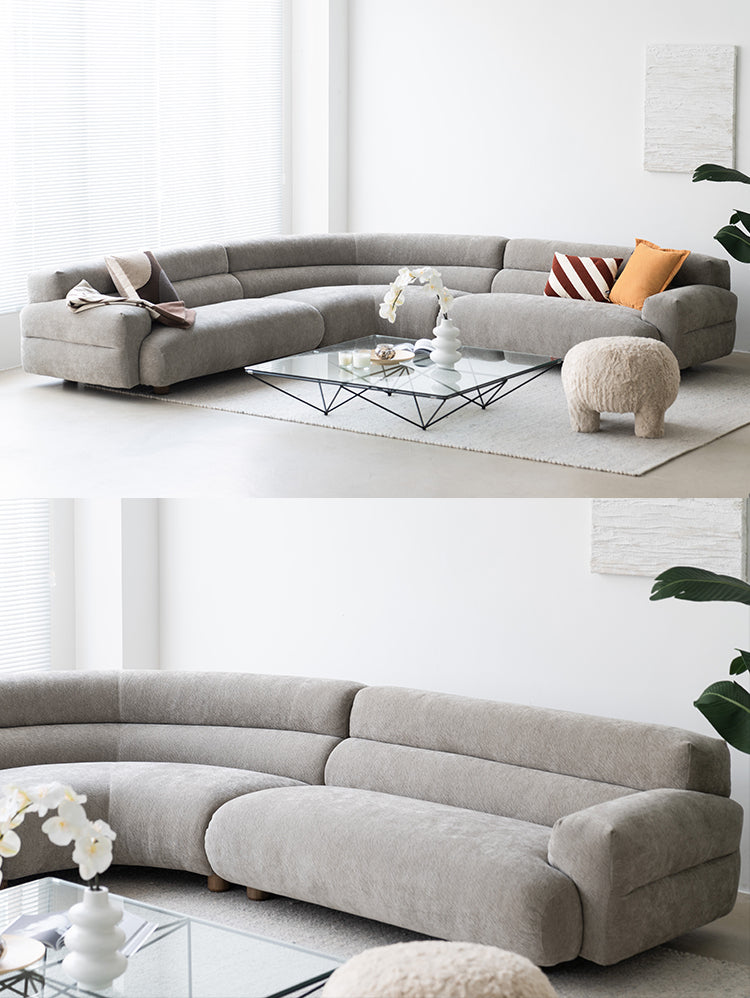 SOOGOOD Cedric Artful Scandinavian Crooked Cloth Sofa from SOOGOOD