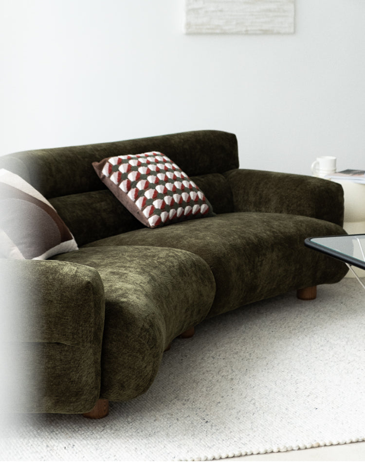 SOOGOOD Cedric Artful Scandinavian Crooked Cloth Sofa from SOOGOOD