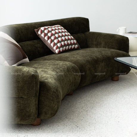 SOOGOOD Cedric Artful Scandinavian Crooked Cloth Sofa from SOOGOOD