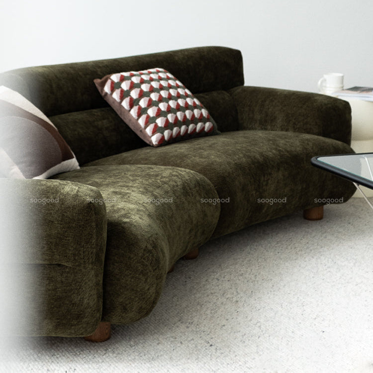 SOOGOOD Cedric Artful Scandinavian Crooked Cloth Sofa from SOOGOOD