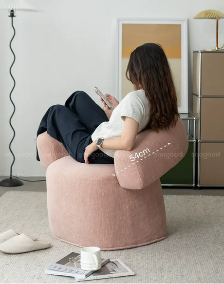 SOOGOOD Elowen Chic Vintage Fabric Sofa Chair from SOOGOOD