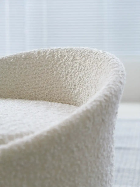 SOOGOOD Elowen Cozy Fabric Round Stool from SOOGOOD