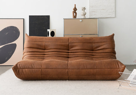 SOOGOOD Elowen Cozy Retro Fabric Sofa Caterpillar Design from SOOGOOD