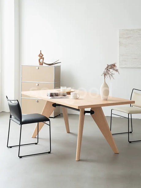 SOOGOOD Elowen Rustic Solid Wood Dining Table from SOOGOOD