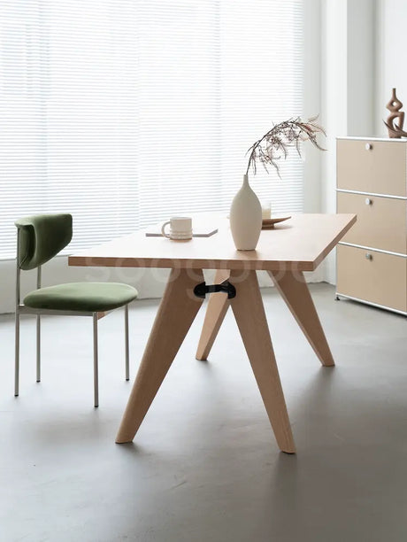 SOOGOOD Elowen Rustic Solid Wood Dining Table from SOOGOOD