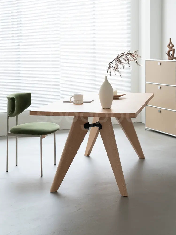 SOOGOOD Elowen Rustic Solid Wood Dining Table from SOOGOOD