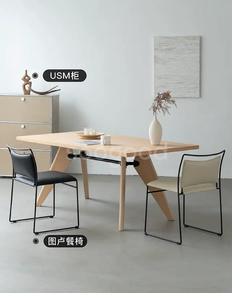 SOOGOOD Elowen Rustic Solid Wood Dining Table from SOOGOOD